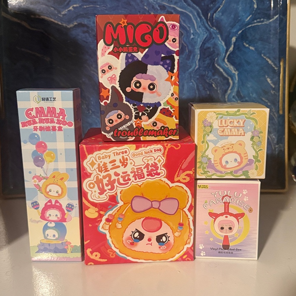 ‼️  bundle sale #2‼️all 5 blind boxes in pictures above NIB. Unopened